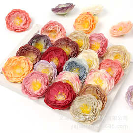 假花欧式牡丹花头婚庆用花装饰花朵仿真花场景布置高级感逼真花艺