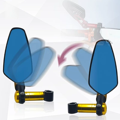 Motorcycle rearview mirror – for Mini Kawasaki Aluminum Alloy
