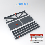 Складские полки, сверхмощные стеллажи для хранения, стеллажи для хранения, скидка, склад, продажа закусок, склад, утолщение супермаркета