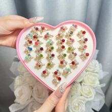 ������ͯ��ָ���{��СŮ���ͶY��ˮ����ʯָ�h��Ͱ�ɫϵ������l