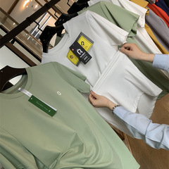 Di Homme! HK Order! Skin-friendly, breathable, quick-drying, super stretchy summer basic versatile solid color short-sleeve T-shirt for men and women