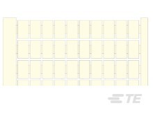TE/泰科MC812-YL接线端子MC812标记卡MC612PA MC612-YL MC612