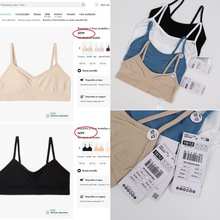 K31#GE**原单 少女四色无缝文胸0.03kg