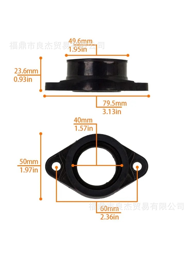 PWK21-30 32 34 PE28 carburetor intake pipe interface UTV adapter ATV intake manifold KEIH