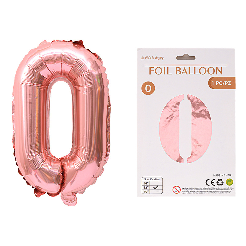 Globo de película de aluminio digital de 32 pulgadas, tarjeta de papel, tapa dura, paquete individual, cuerpo delgado, fiesta digital, globo decorativo flotante