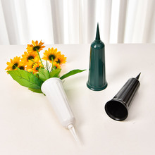 墓地插花筒塑料仿真假花干花清明节花篮公墓祭祖户外草坪插花器