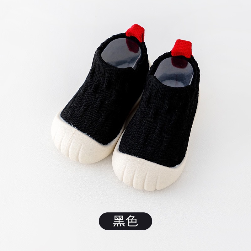 Zapatos de piso para bebés primavera y otoño nuevos zapatos de piso suave para bebés de color sólido zapatos para niños y niñas