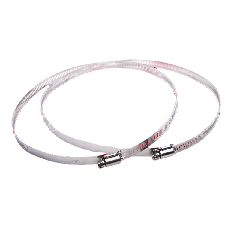 Abrazadera de manguera de Tianqi directa de fábrica de acero inoxidable 304 abrazadera de manguera china y americana abrazadera de tubería de drenaje abrazadera de tubería de aro fuerte