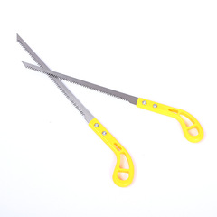 Linyi Manufacturer Wholesale Wooden Handle Cocktail Saw Mini Small Hand Saw Garden Wall Board Saw Plastic Handle Fine Tooth Small Line Tail