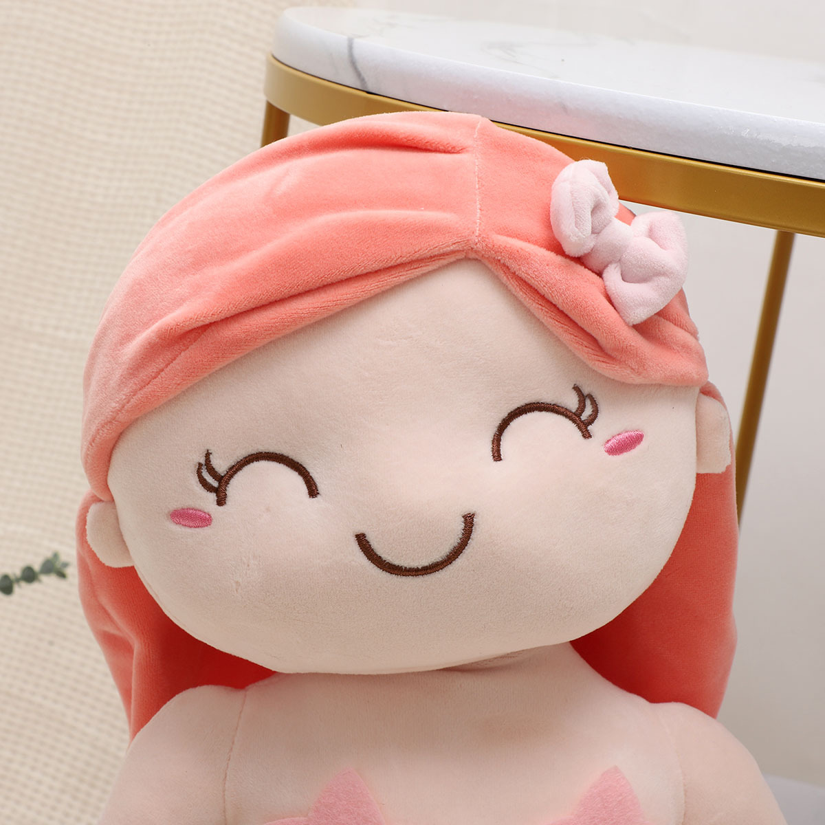 귀여운 발톱 기계 인형 스몰 사이즈 인어 인형 소녀 인형 봉제 장난감 선물