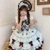 Slip dress, shirt, hat with bow, Lolita Jsk