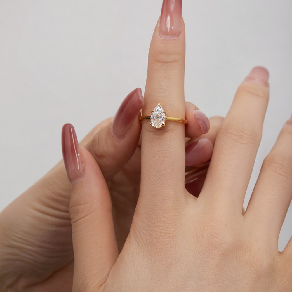 8g Weight Zircon Inlay Material Rings Classification 5, 9 Ring Size 925 Sterling Silver Zircon Geometric Rings