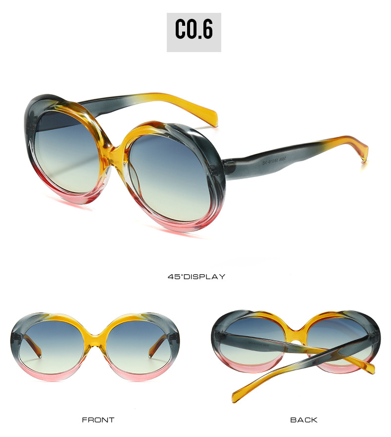 60g Weight Full Frame Glasses Structure Sunglasses Classification PC, UV400 Protection Lens Material Oval Frame Glasses Style Outdoor, Travel Occasion Solid Color Pattern All Seasons Season Unisex Gender Basic, Retro Style Black Color Basic Retro Solid Color PC UV400 Protection Oval Frame Full Frame Women's Sunglasses 11