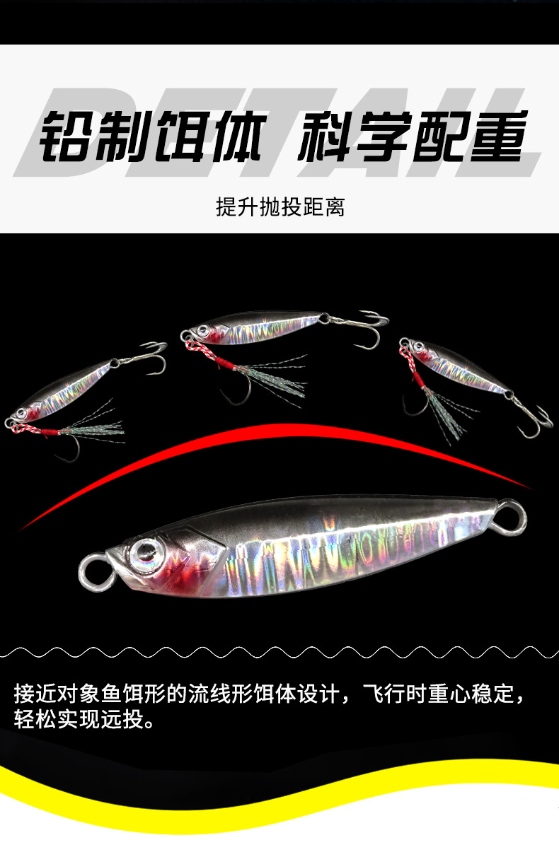 Sinking Jigging Spoon Lures Deep Diving Jigging Spoon Baits Fresh Water Bass Swimbait Tackle Gear