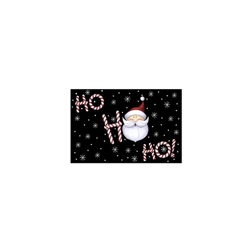 Cross-border Christmas Rug—Black Series Doormat for Living Room and Bedroom Decorative Carpet—Dirt-Resistant Entrance Mat for Front Door