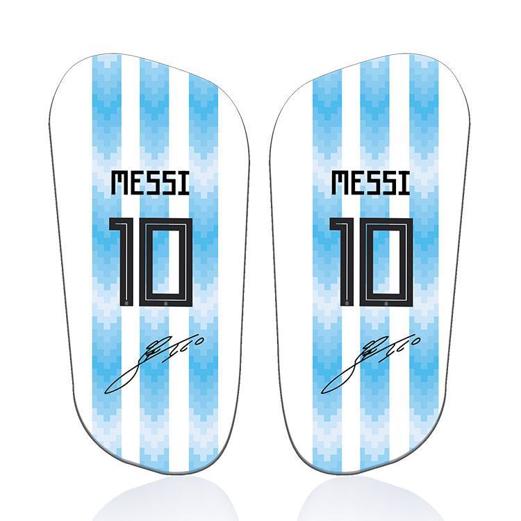 Tablero de piernas de fútbol de transferencia de sublimación 3D 2022 tema de la Copa del Mundo para adultos y niños equipo de protección de fútbol para personalizar