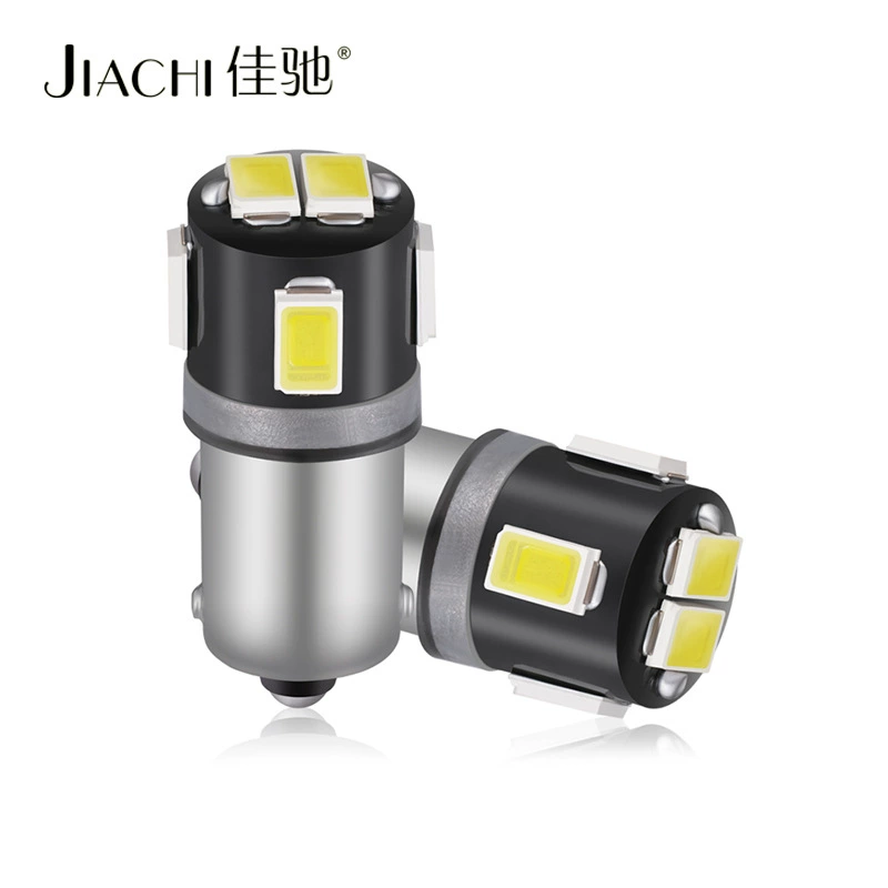 Светодиодные лампы BA9S для автомобилей, модифицированные, 5630 6, подходят для указателей поворота, подсветки номерного знака, внутренней подсветки.