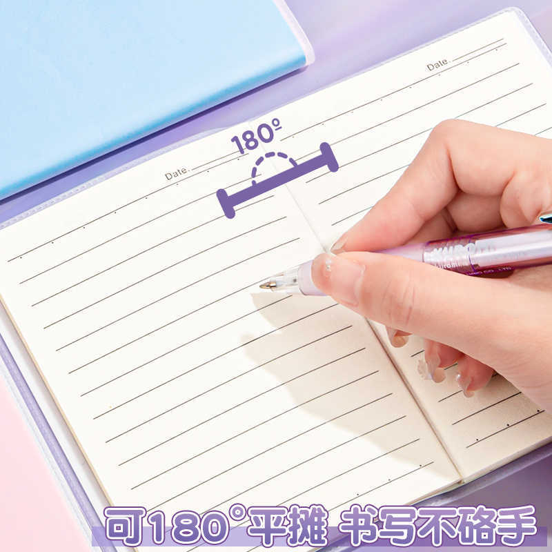 Cuaderno de goma portátil pequeño cuaderno portátil a6 pequeño cuaderno portátil 64K cuaderno de cuentas