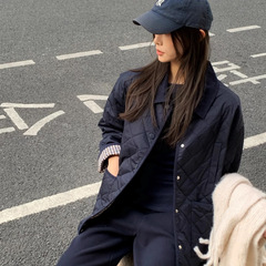 长期主义 2025早秋新品 小众百搭 复古绗棉棉服外套