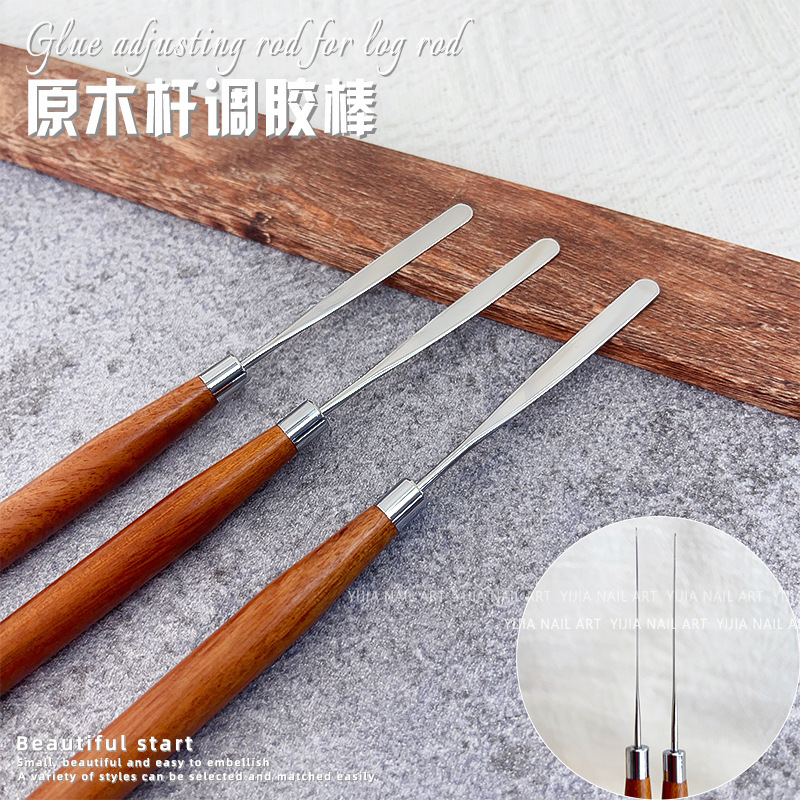 Nail Art Gel Mixing Stick, Stirring Stick, Embossed Nail Polish Gel, Phototherapy Gel, Color Mixing Stick, Wearable Nails, Special Term for Wearable Nails