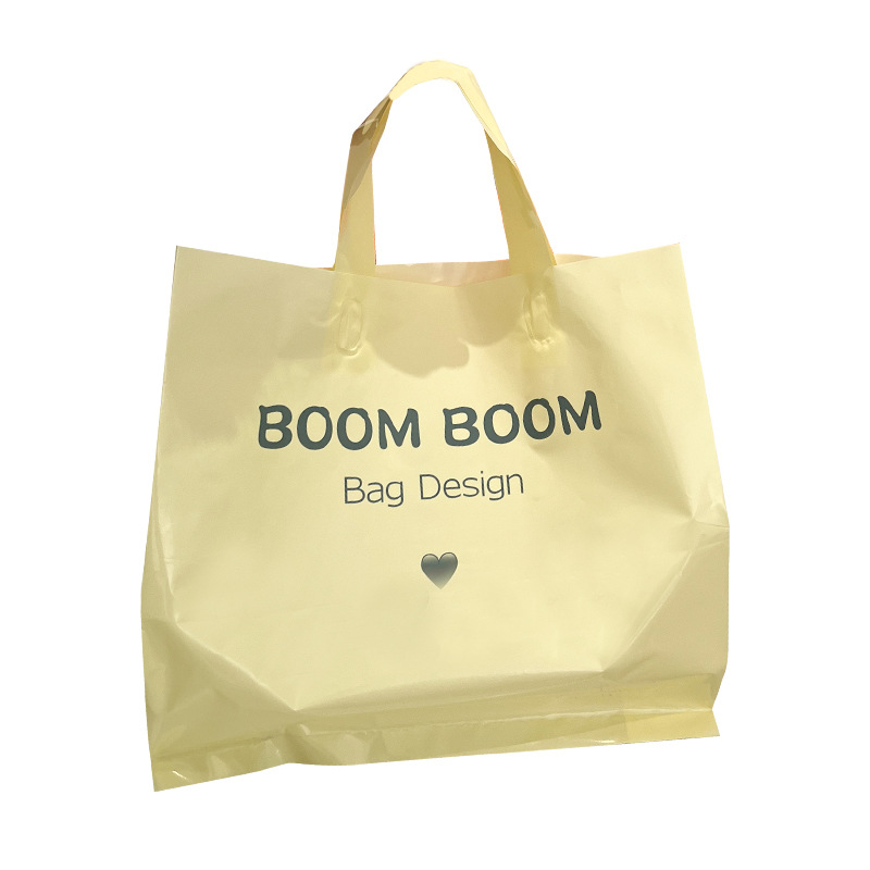 Clothing Store Handbags Wholesale Clothing Packaging Bags Plastic Bags Shopping Gift Bags Handbags Can Be Printed with Logo