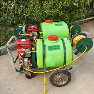 60L160L自动收管推车式48V电动款喷雾器中小型打药机厂家直供