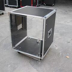 元メーカー現物12U16Uアルミ合金簡易透明ドア調音台機能再生機設備箱航空キャビネット