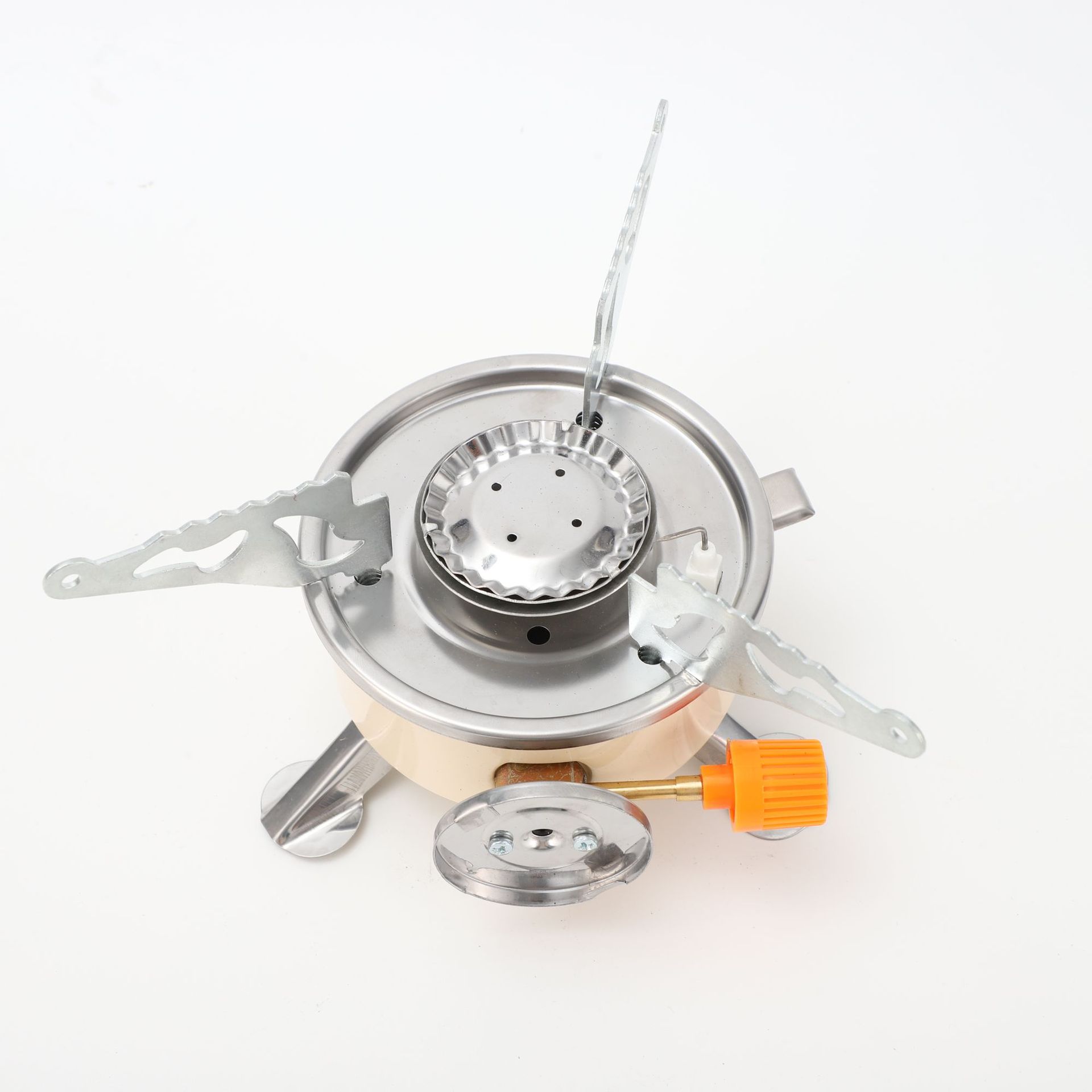 跨境戶外便攜野營小圓爐便攜摺疊卡式爐氣爐野外野餐爐具工廠批發