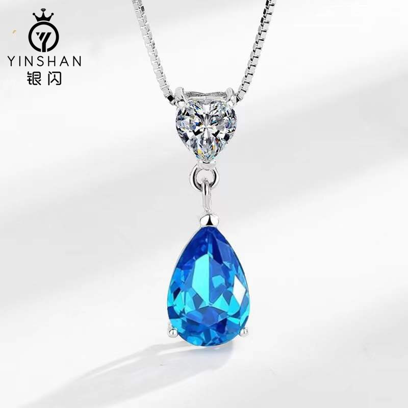 marine necklace drop-shaped