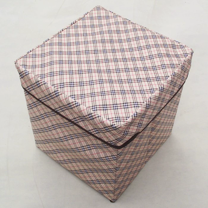 Табурет для хранения, бытовой подарок, складной табурет с принтом логотипа, табурет для хранения из ткани Оксфорд, кожаный рекламный табурет для хранения