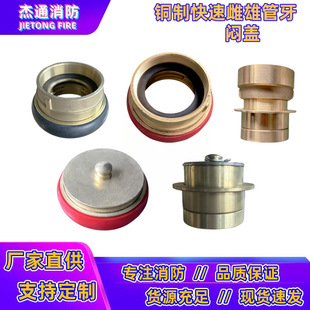 65/80 copper male and female pipe tooth joint internal thread male and female copper joint fire fast female cover interface 2.5 inches