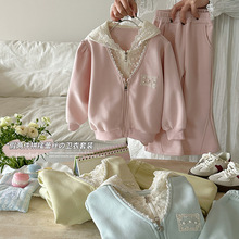 【现货福利】女童运动套装秋装中童洋气好看卫衣外套儿童韩系穿搭