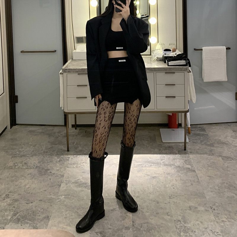 sexy black lace tights