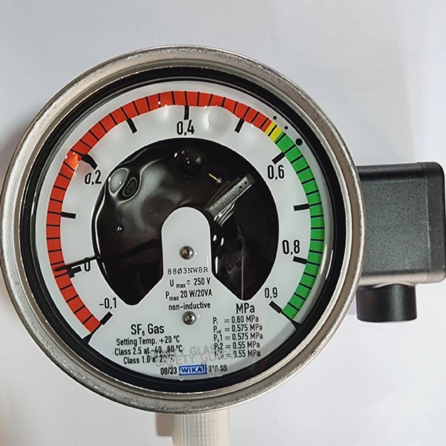 SF6密度气体压力表 继电器   WIKA