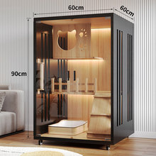 批发⭐实木猫别墅家用豪华猫屋室内全景猫柜猫窝爬架一体猫咪房子