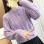 外穿套头显瘦甜美风毛衣