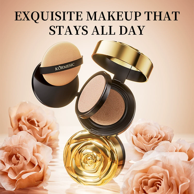 KORMESIC Роза безупречное двухслойная воздушная подушка порошок air cushion г-жа трансграничная внешняя торговля оптовая продажа