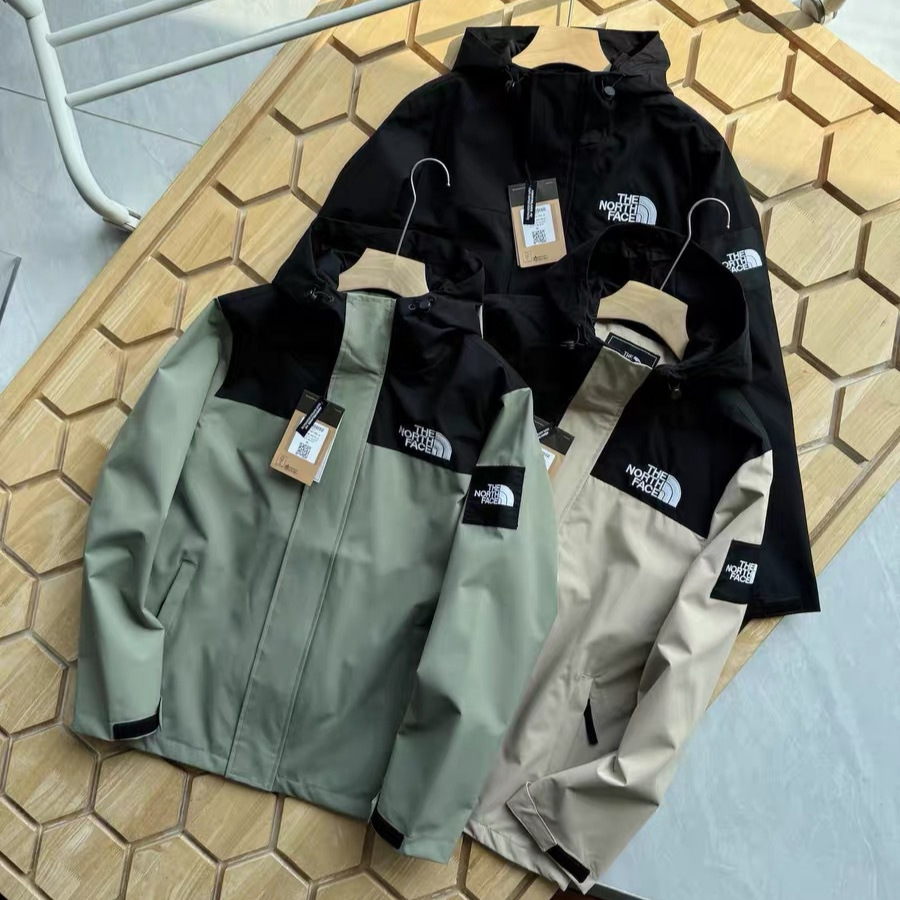 Cross-Border Export Spring, Autumn and Winter Tnf Jacket Hooded Light Jacket Embroidered North Face Outdoor Jacket Waterproof 198