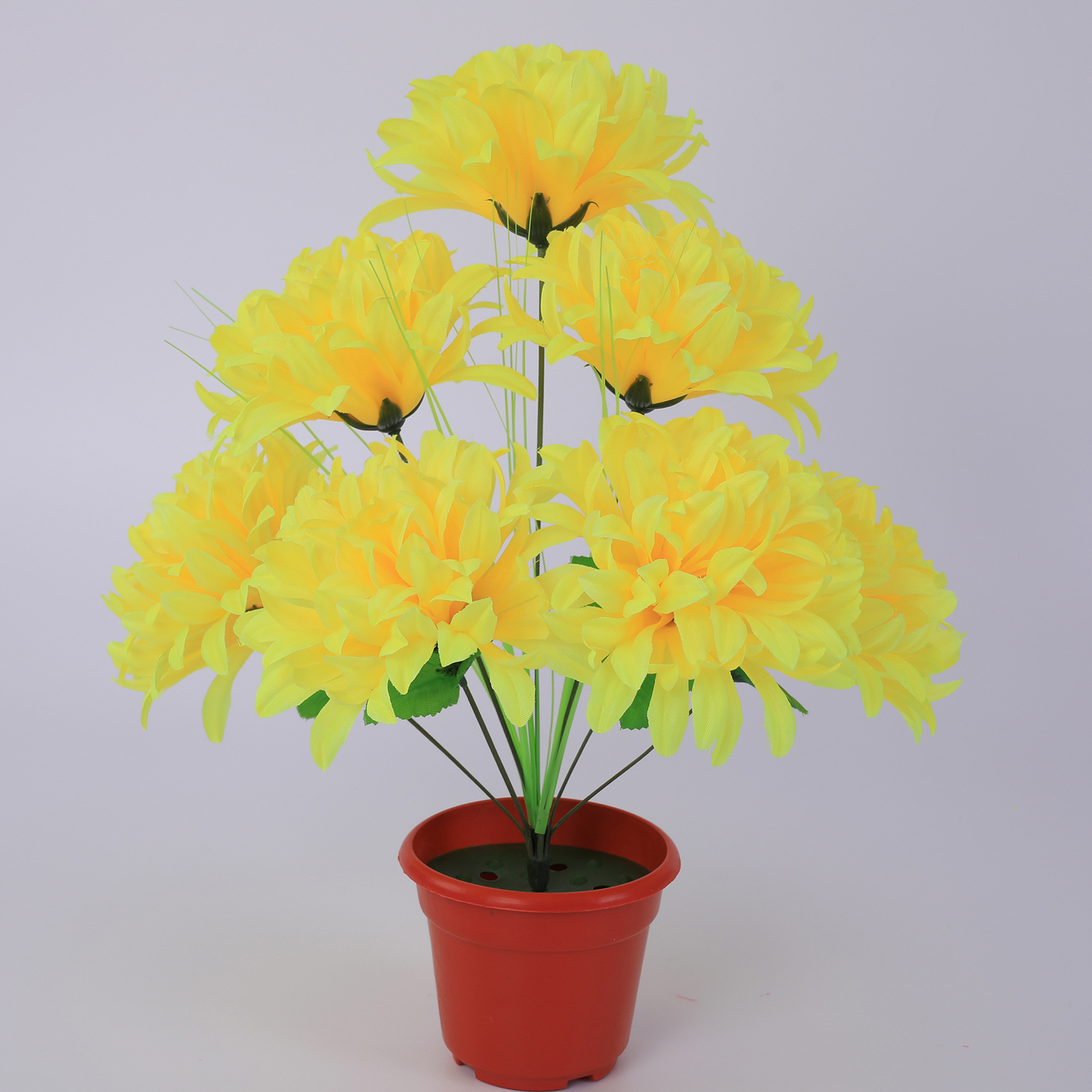 undefined7 Alondra Ju Sacrifice Qingming Grave mound Grave simulation Chrysanthemum Dried flowers flower arrangement Cemetery Artificial flower Silk flowerundefined