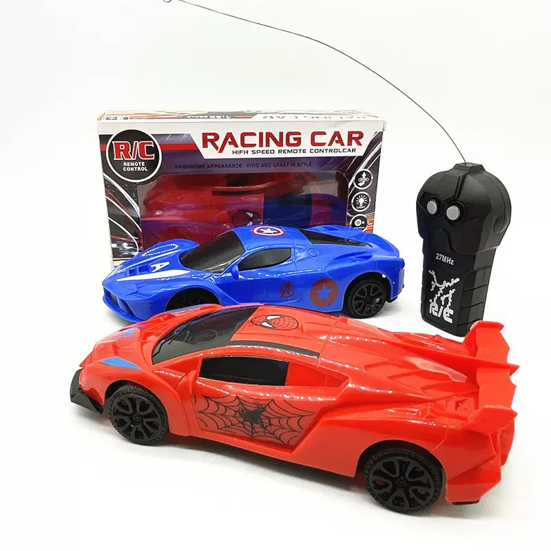 无线二通遥控车男孩汽车模型玩具1:24仿真两通跑车电动耐摔玩具车