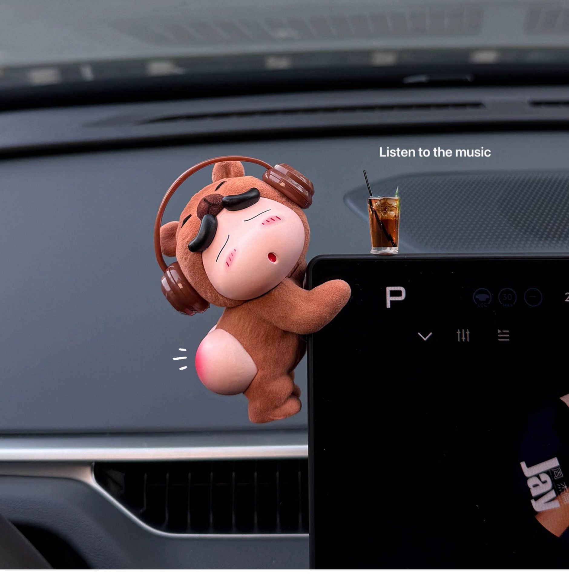 2026 New Model Cute Car Dashboard Decoration, Interesting Car Interior Ornament, Car Center Console Screen Decoration