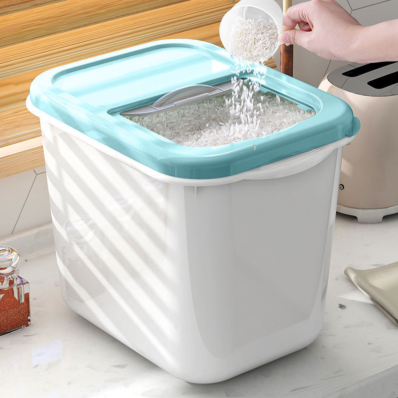 kitchen household Rice barrel Pest control seal up Rice VAT Chu meter box flour Storage bucket Plastic storage box Cross border