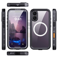 小圆点红辣椒防水壳适用苹果iPhone17 防水手机壳 防尘沙 全包