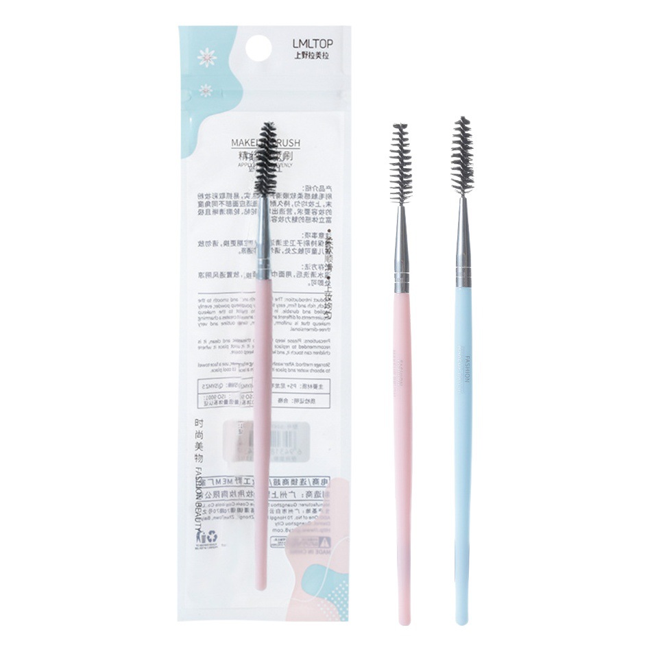 Cepillo de pestañas individual LMLTOP, cepillo de maquillaje, rizador de pestañas, cabezal giratorio, herramienta de belleza para maquillaje B0476