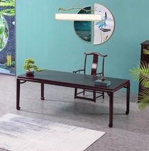 赞比亚血檀非洲小叶紫檀两组合素面画案办公桌字画桌仿古红木家具