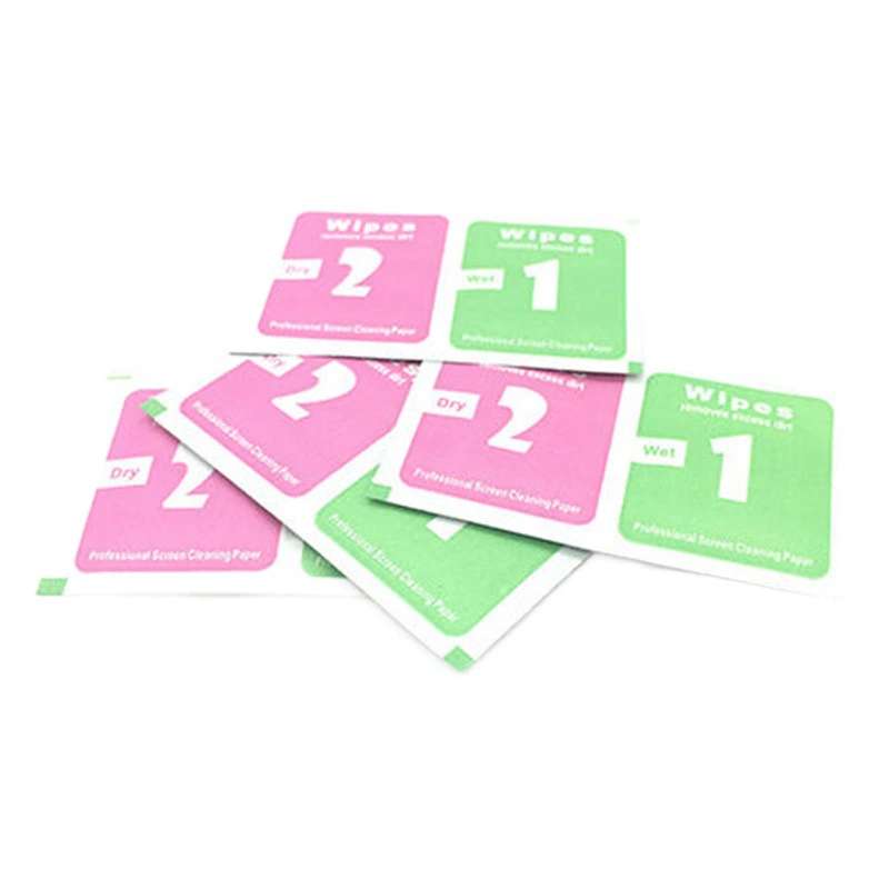 Спиртовая упаковка 1 + 2 Сухая и влажная упаковка Вспомогательный комплект из закаленной пленки Костюм для чистки мобильного телефона Паста для удаления пыли с цифрового экрана