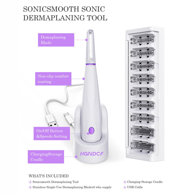 New cross-border product: women's facial hair trimmer, electric wireless rechargeable portable shaver