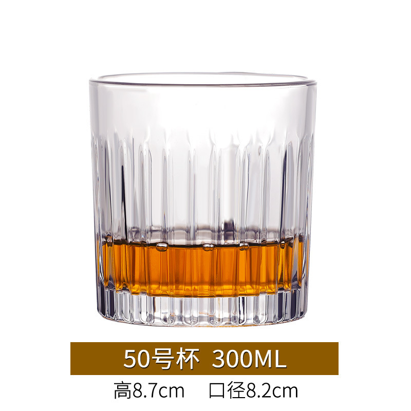Nueva copa de whisky engrosada, copa de vino creativa, juego de copa de cerveza, copa de vidrio, barra de vino, KTV, hogar