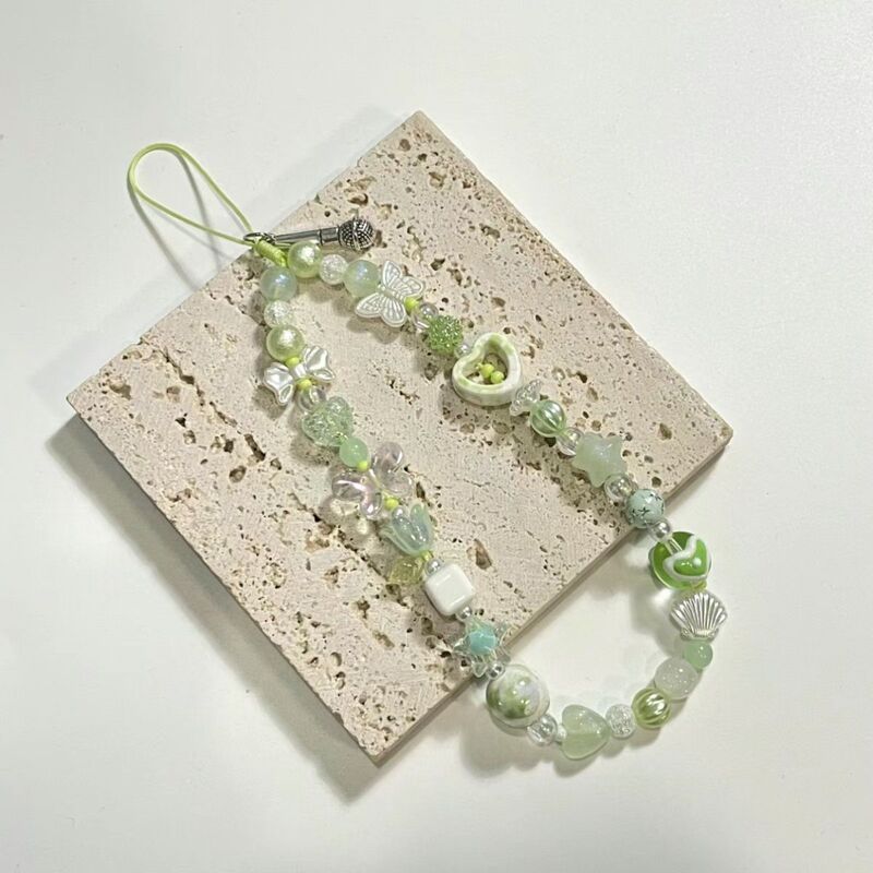 [the Wizard of oz] Niche Ins Hanging Chain Chain Beaded Universal Bag Lanyard Heart Pendant Camera Pendant