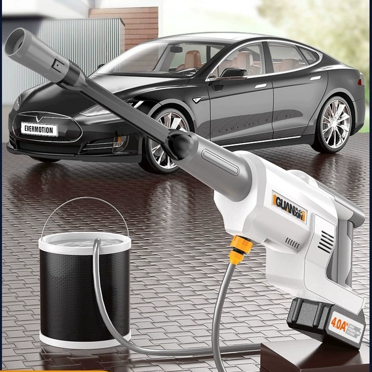 Мойка высокого давления беспроводная с литиевой батареей, мощный бустер, для наружной очистки, прямые поставки с завода